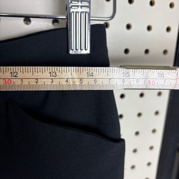 Express Editor Black Flare Leg Dress Pants Workwear Classic 2S - Picture 4 of 8